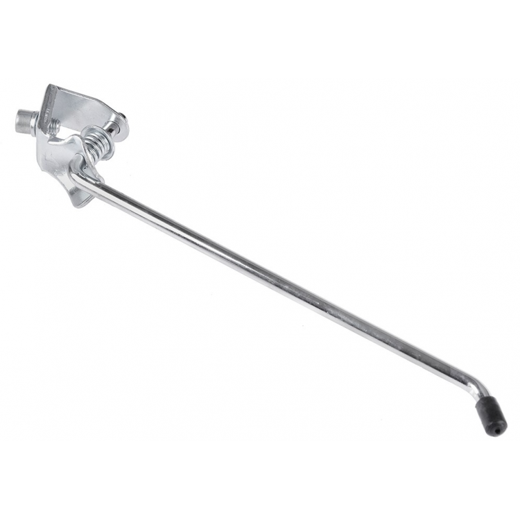 Stojan na bicykel nastaviteľný, na stred 28" oceľový, strieborný